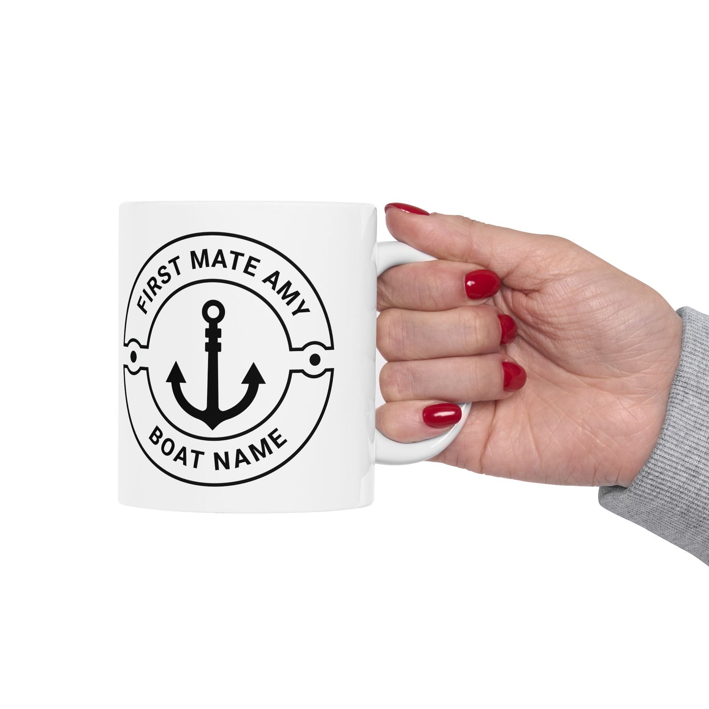 Personalized First Mate Mug
