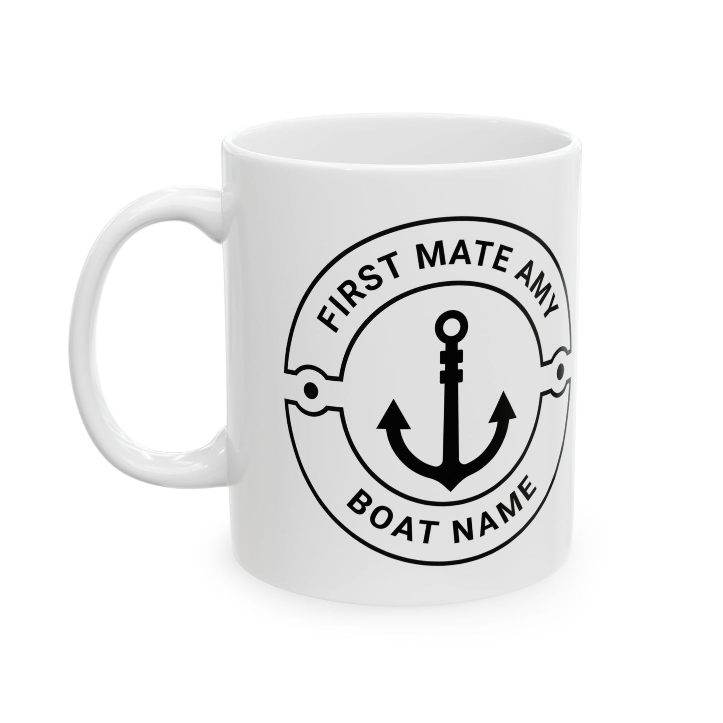 Personalized First Mate Mug