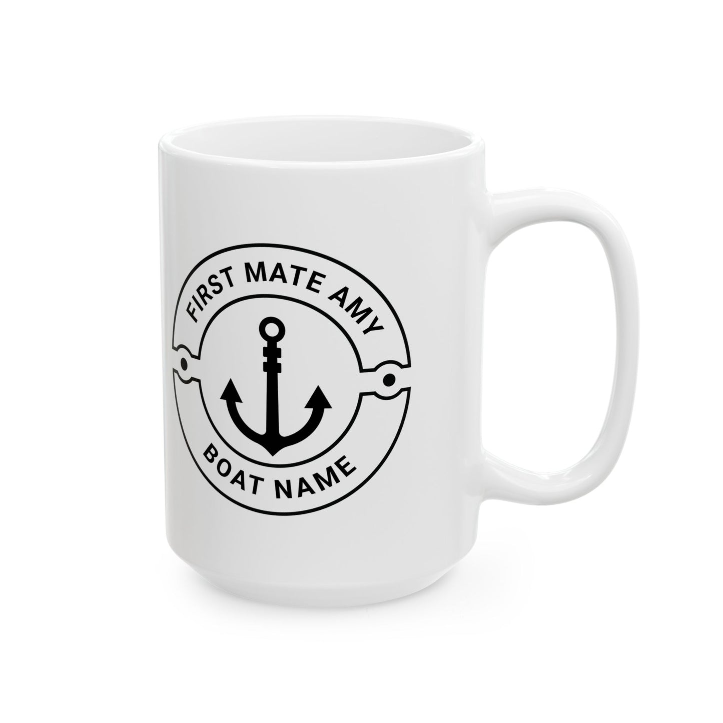 Personalized First Mate Boat Mug