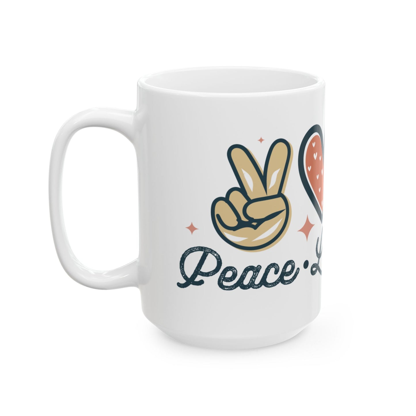 Peace Love Cruise Ceramic Mug
