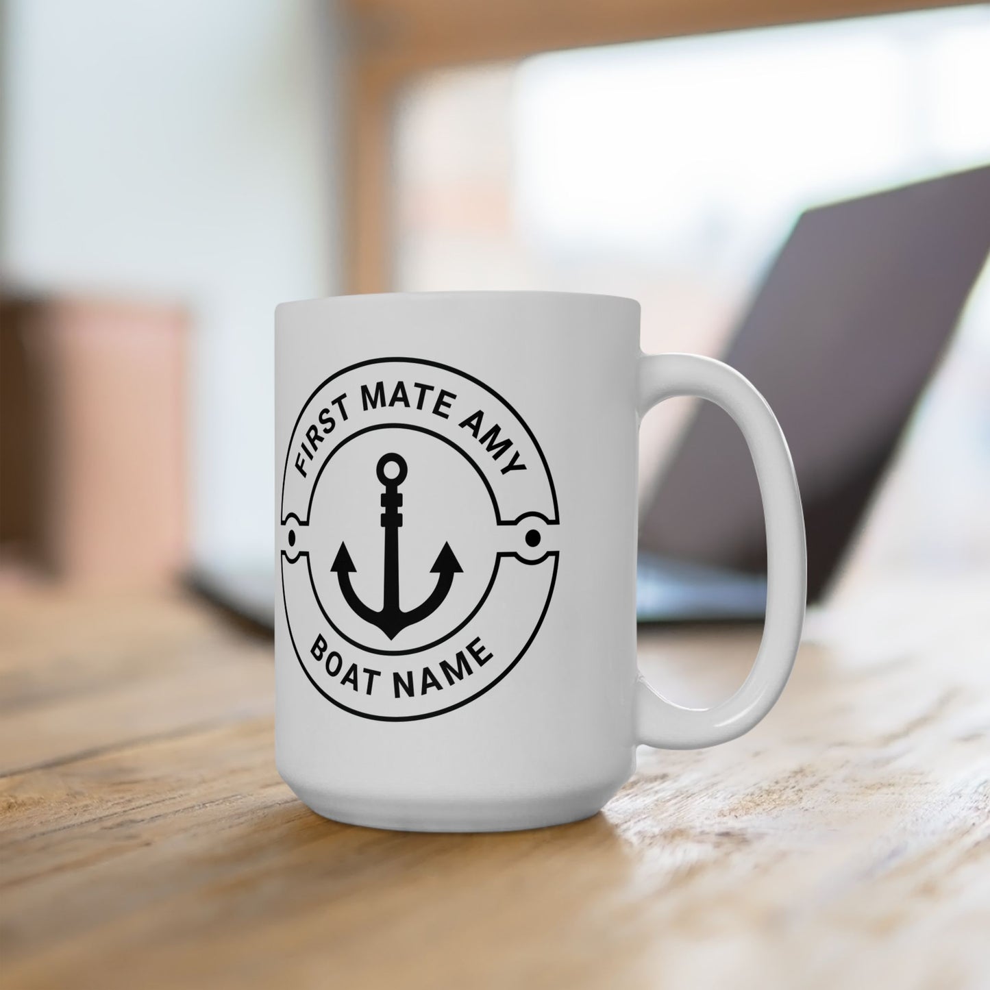 Personalized First Mate Mug