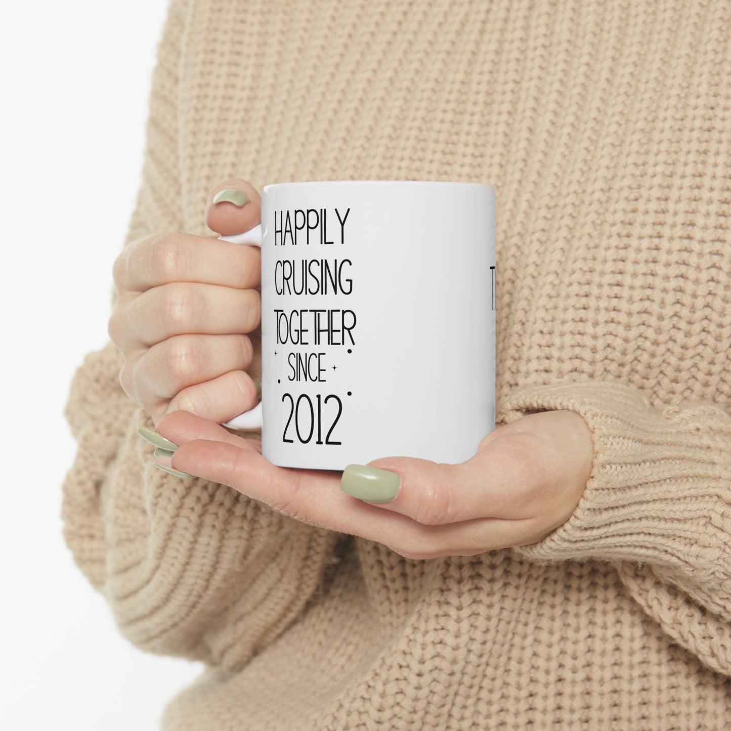 Happily Cruising Personalized Mug