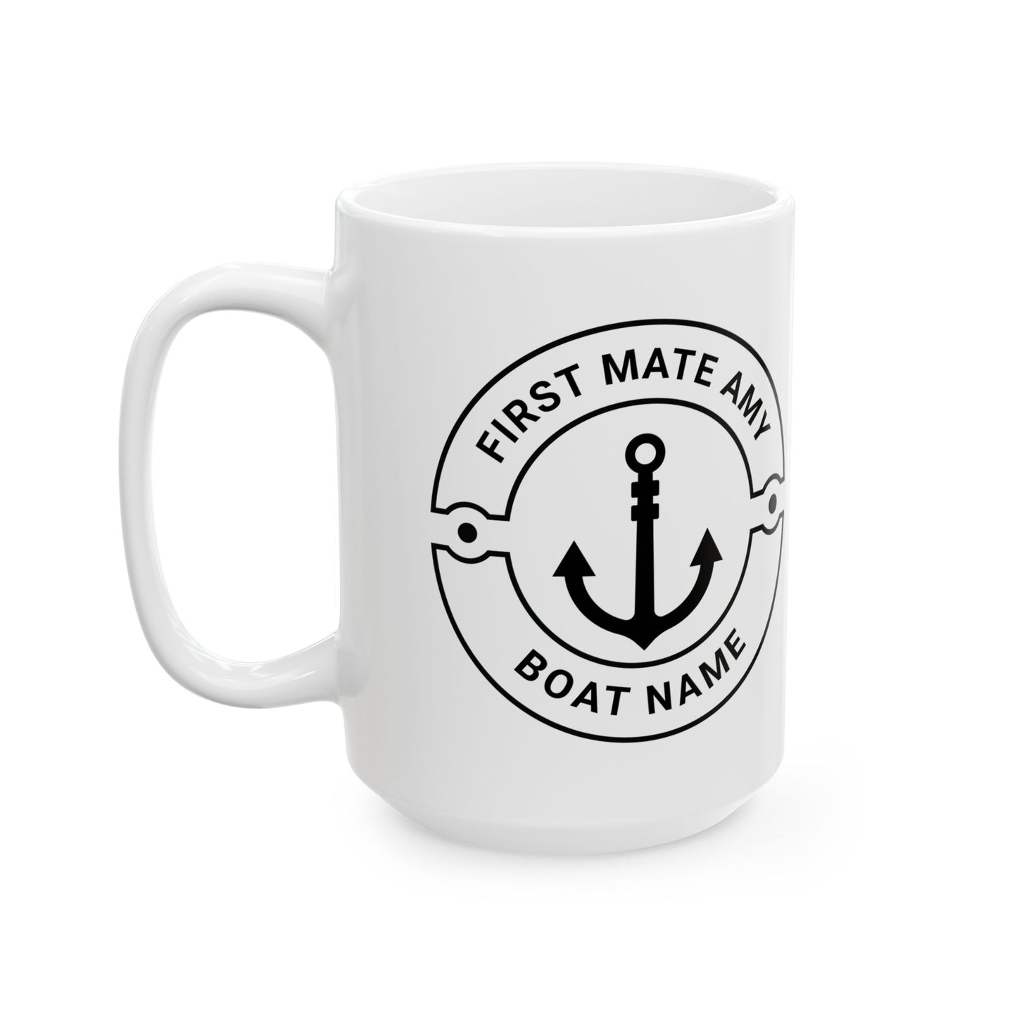 Personalized First Mate Mug