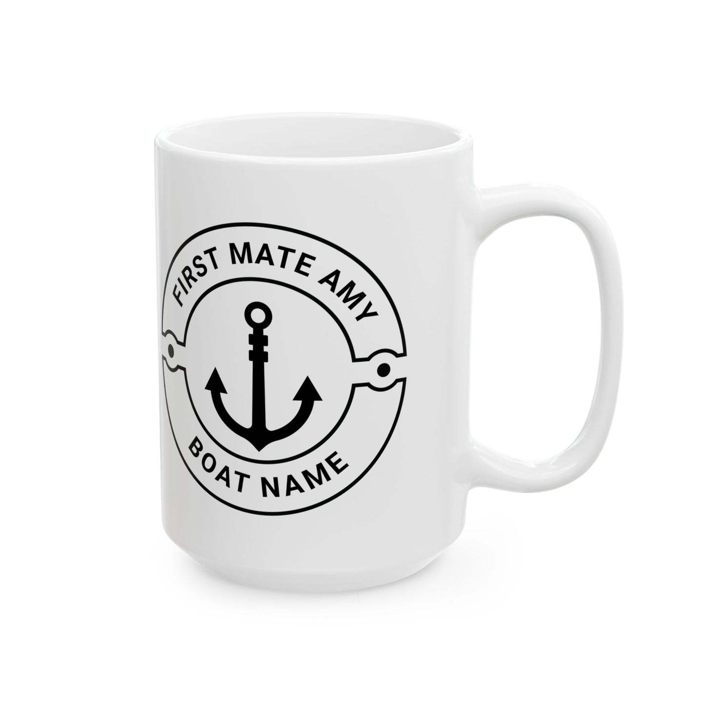 Personalized First Mate Mug