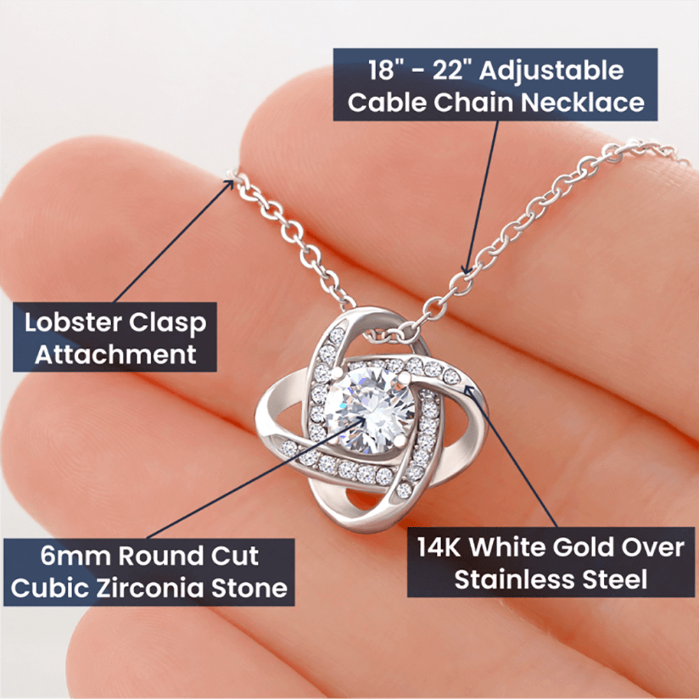 Wife - Your Love is My Lighthouse - Personalized Nautical Love Necklace