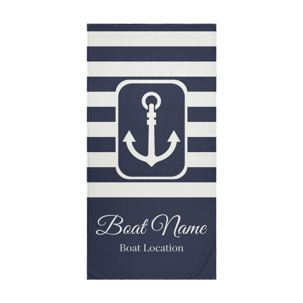Personalized Boat Towel