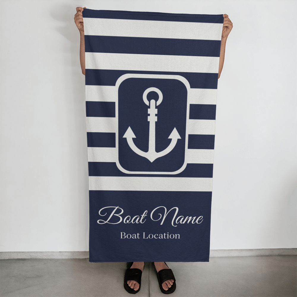 Personalized Boat Towel