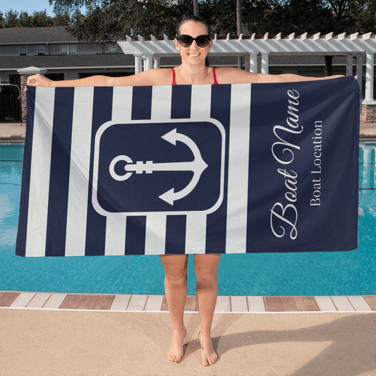 Personalized Boat Towel