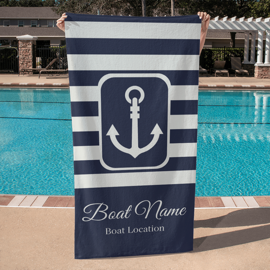 Personalized Boat Towel
