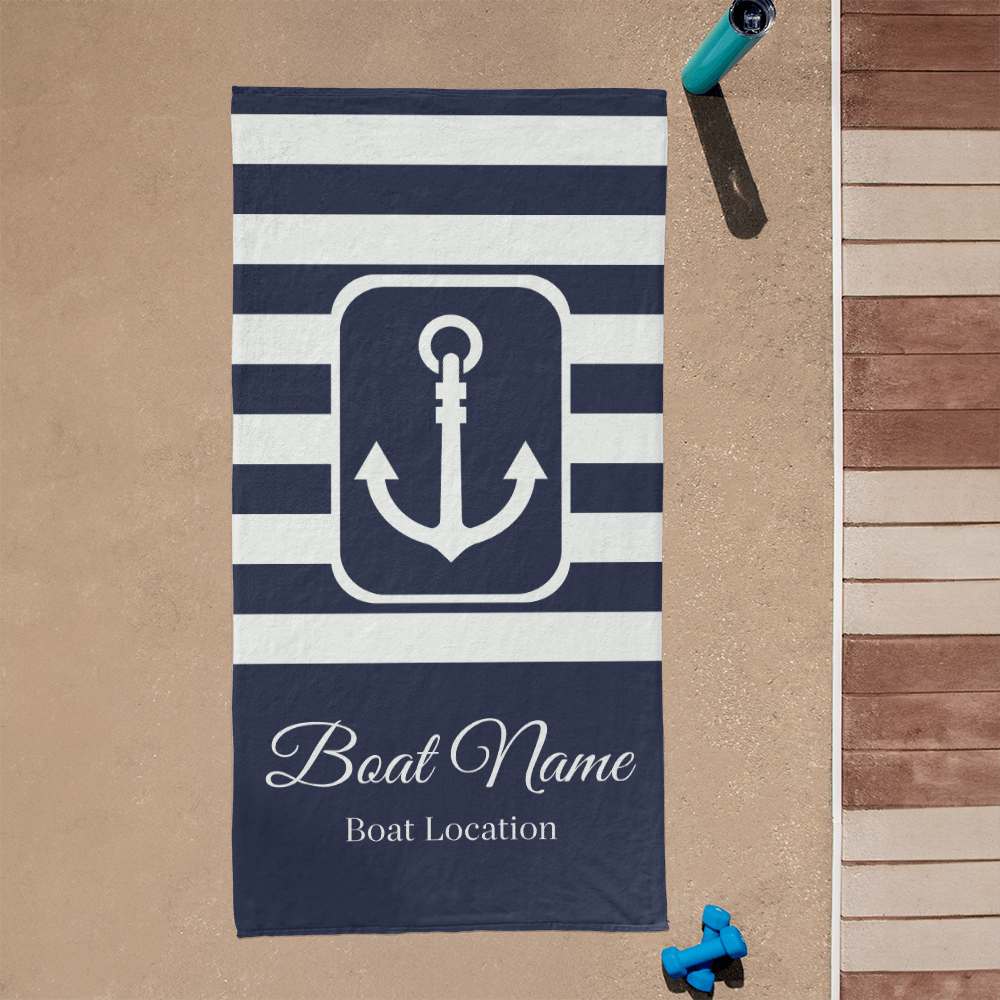 Personalized Boat Towel