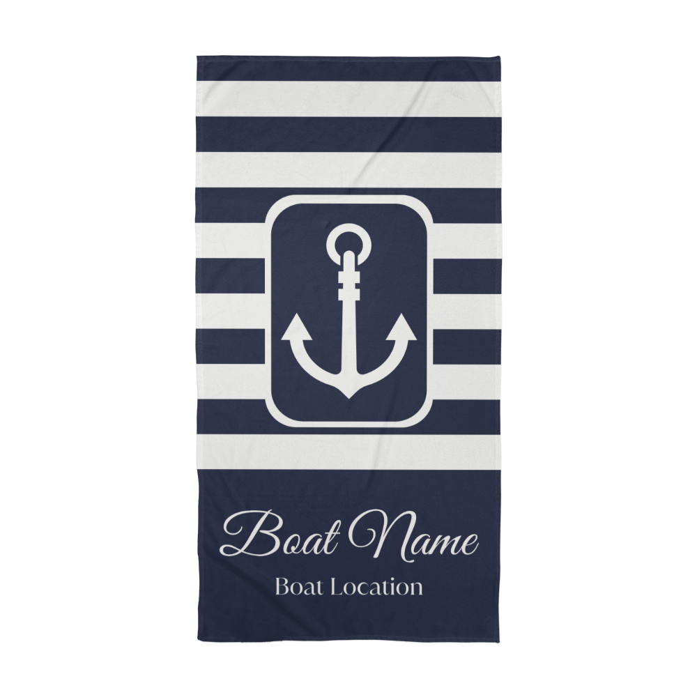 Personalized Boat Towel