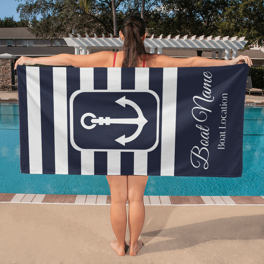 Personalized Boat Towel