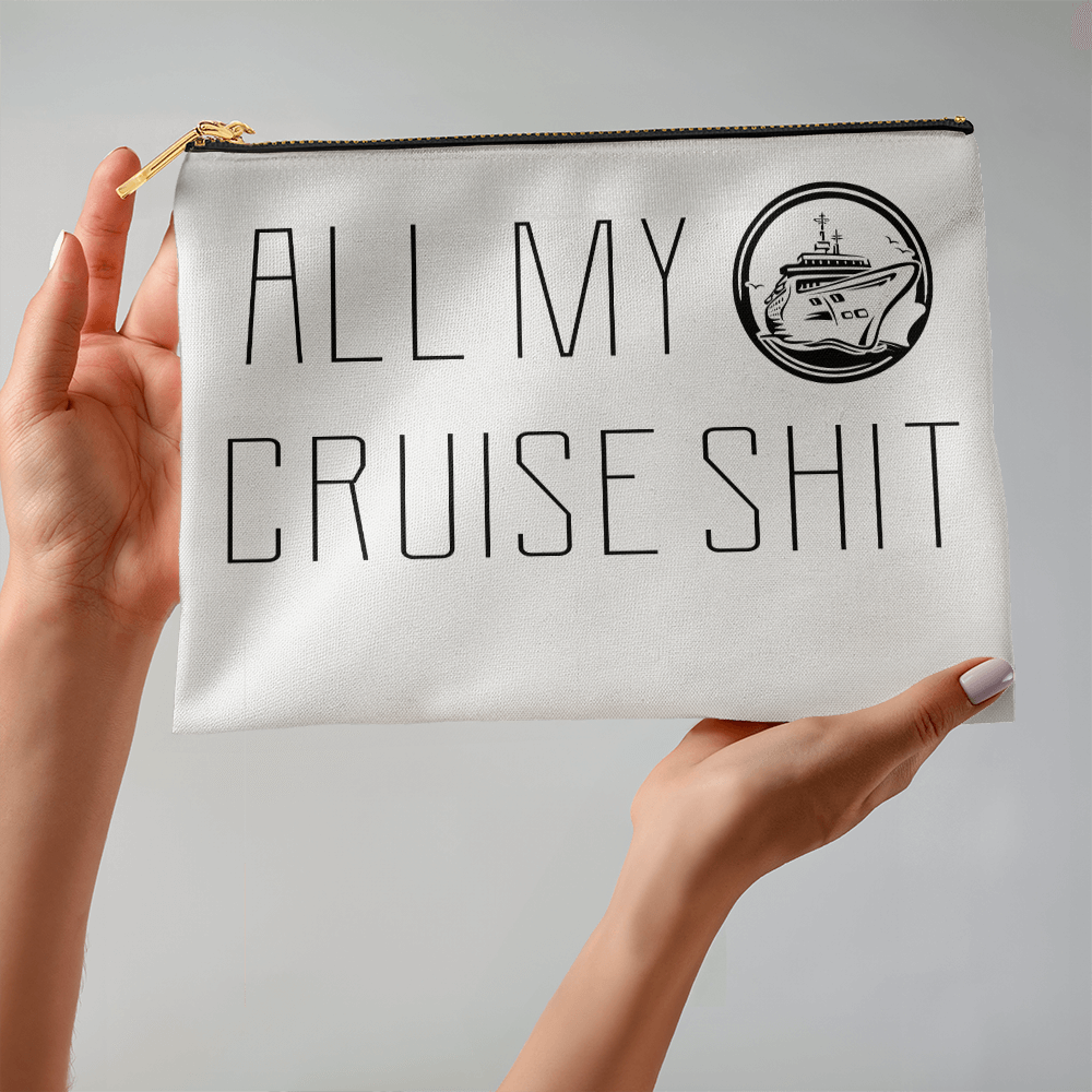 All My Cruise Shirt Large Pouch