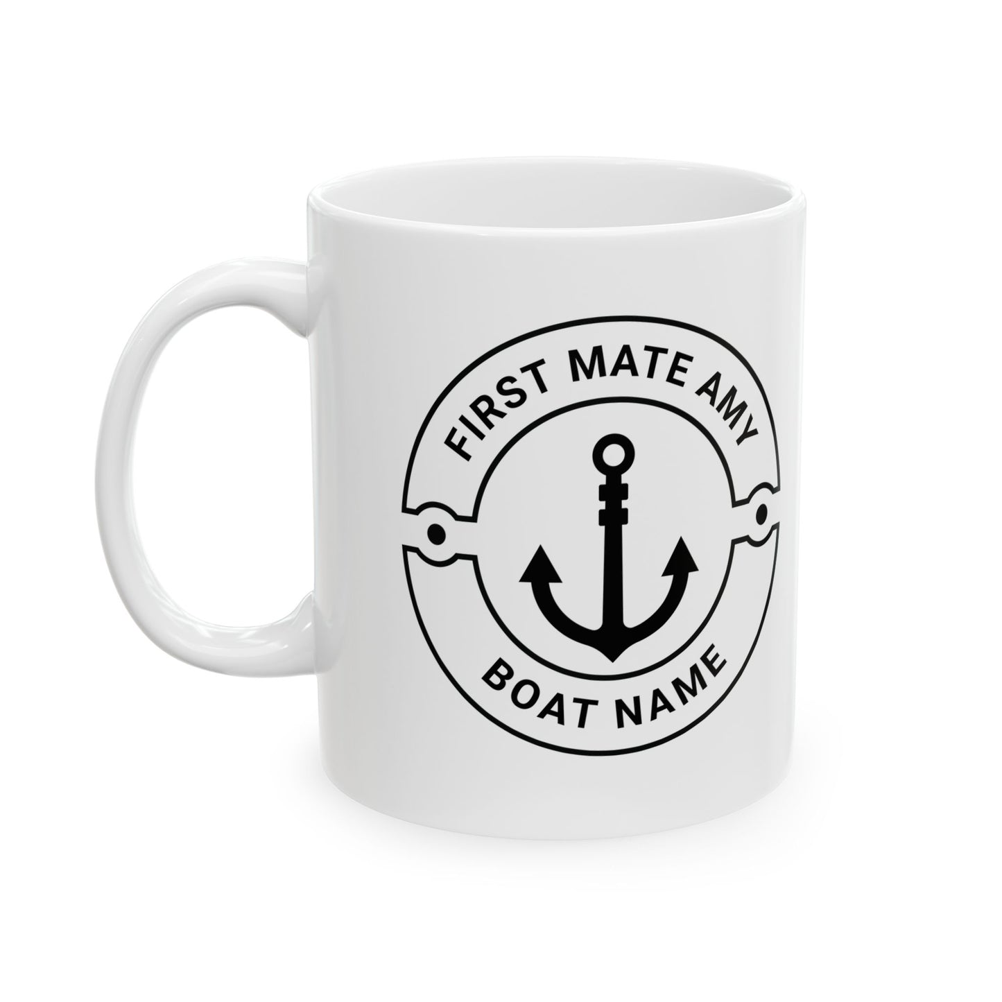 Personalized First Mate Mug