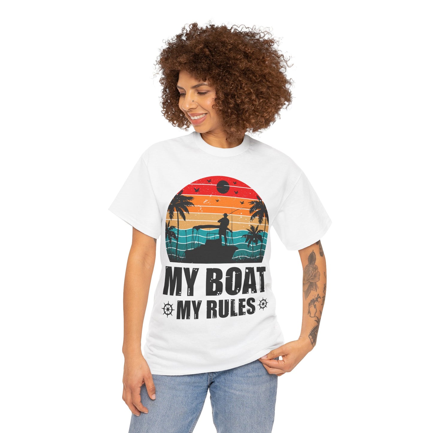My Boat, My Rules Shirt - Perfect for Boat Lovers & Summer Vibes