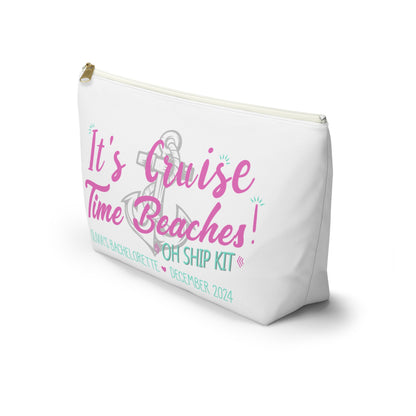 Personalized for Bachelorette - Cruise Time Beaches - Travel Pouch