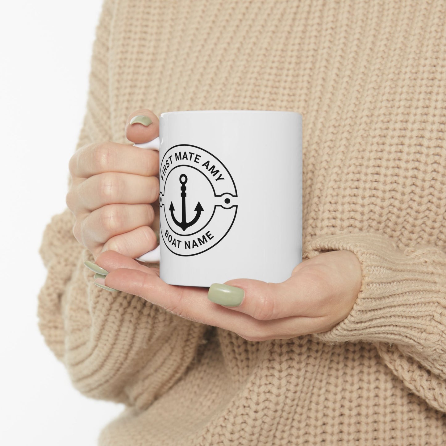 Personalized Boat First Mate Mug