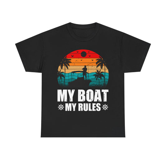 My Boat, My Rules Shirt - Perfect for Boat Lovers & Summer Vibes