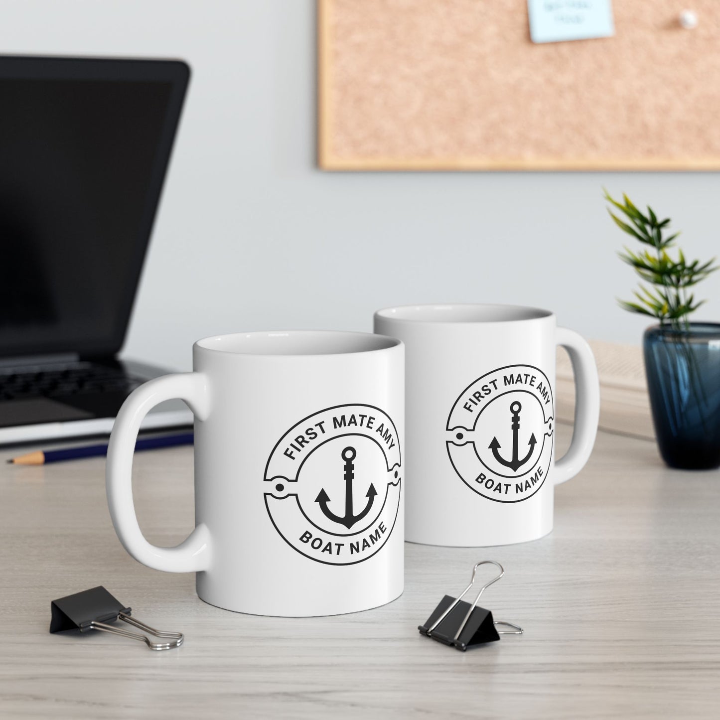 Personalized Boat First Mate Mug