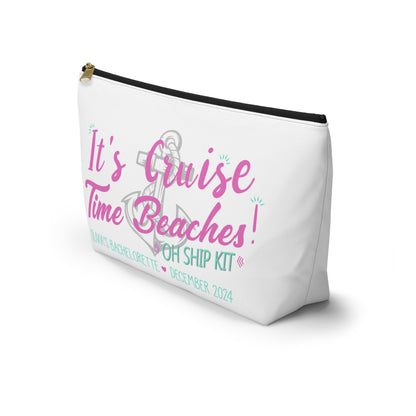 Personalized for Bachelorette - Cruise Time Beaches - Travel Pouch