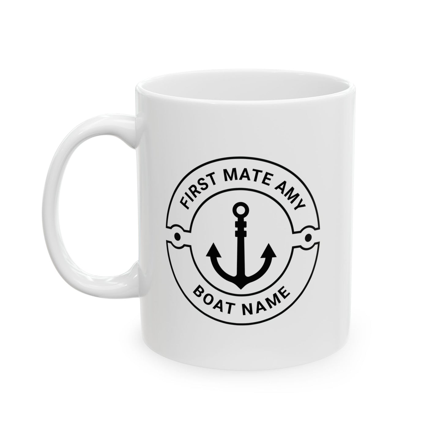 Personalized Boat First Mate Mug