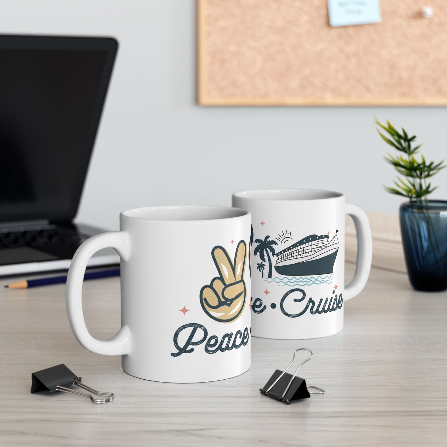 Peace Love Cruise Mug