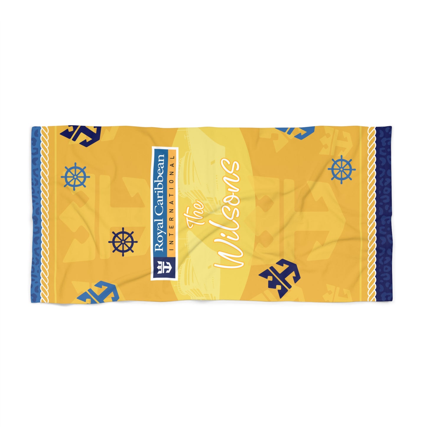 Personalized Royal Cruise Beach Towel