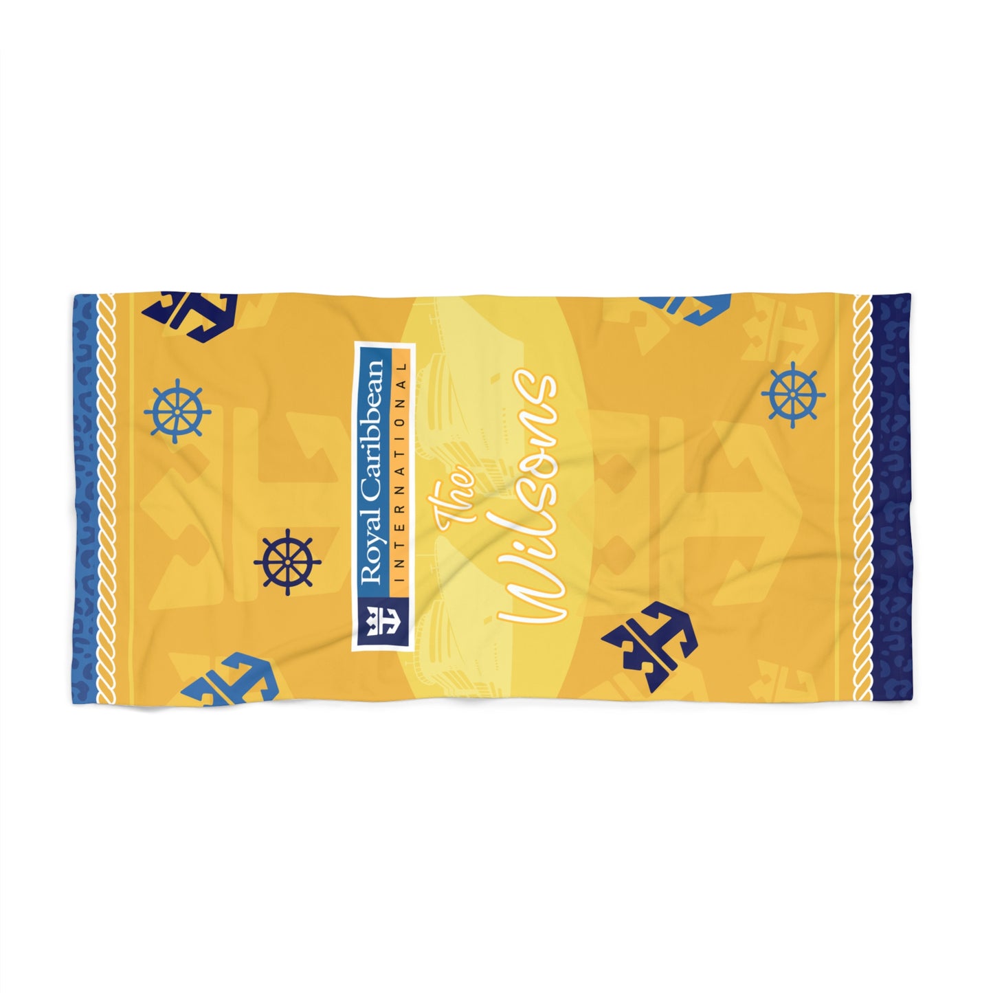 Personalized Royal Cruise Beach Towel