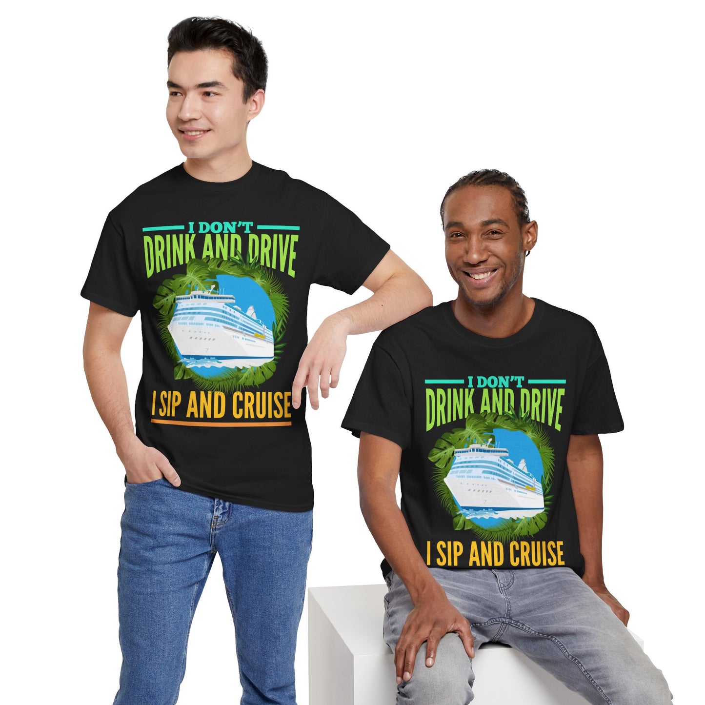 Sip and Cruise Funny Cruise Shirt