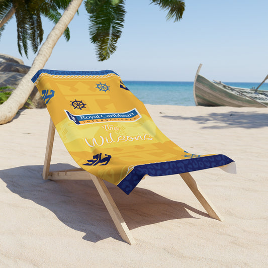 Personalized Royal Cruise Beach Towel
