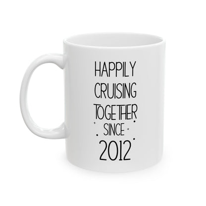 Personalized Happily Cruising Cruise Mug