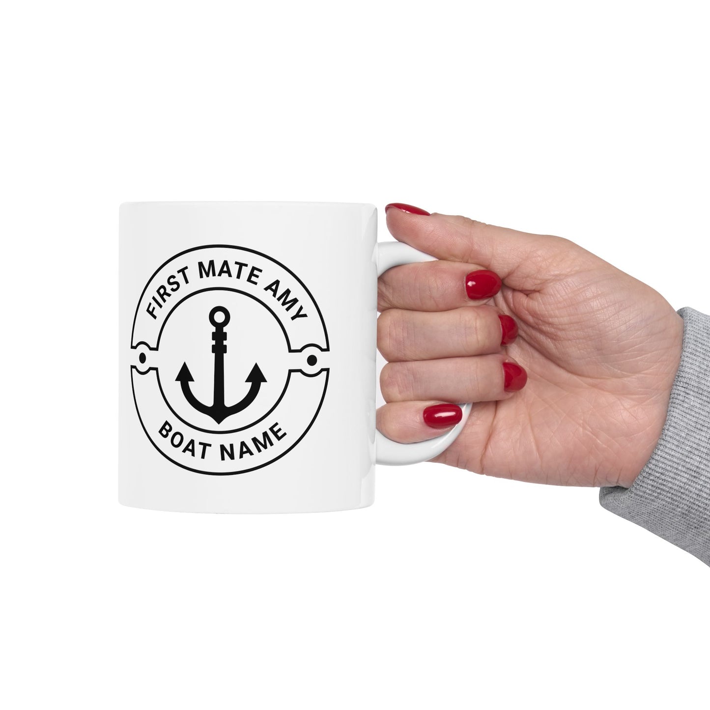 Personalized First Mate Mug