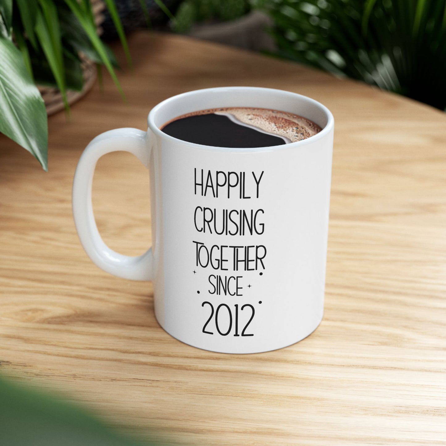 Personalized Happily Cruising Cruise Mug