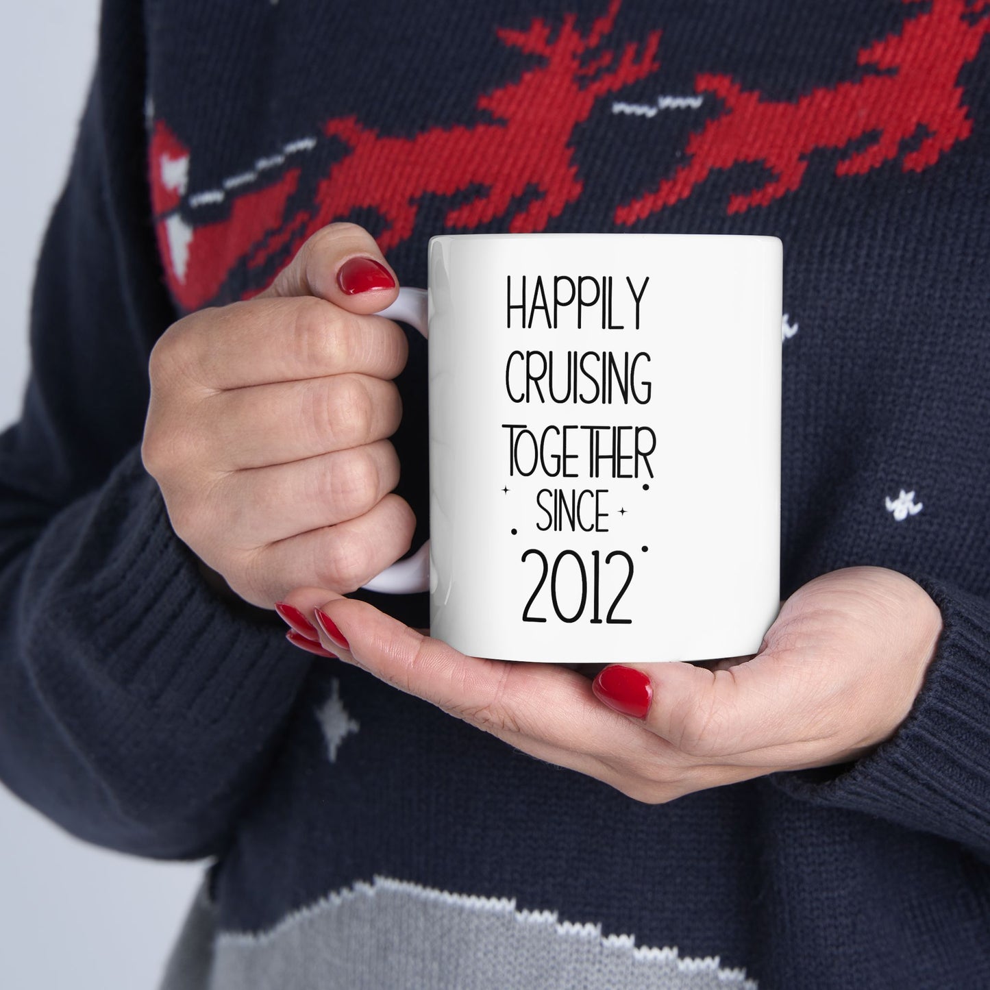 Personalized Happily Cruising Cruise Mug