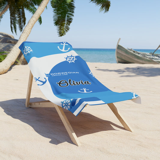 Personalized NCL Cruise Beach Towel