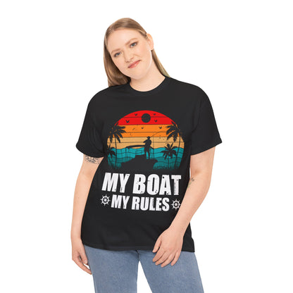 My Boat, My Rules Shirt - Perfect for Boat Lovers & Summer Vibes