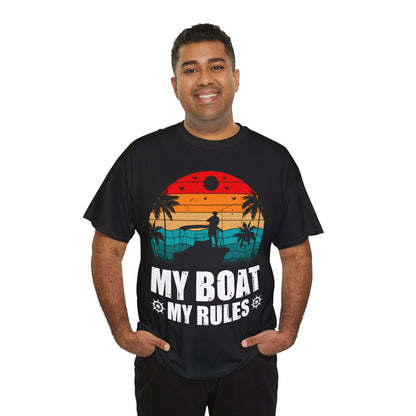 My Boat, My Rules Shirt - Perfect for Boat Lovers & Summer Vibes