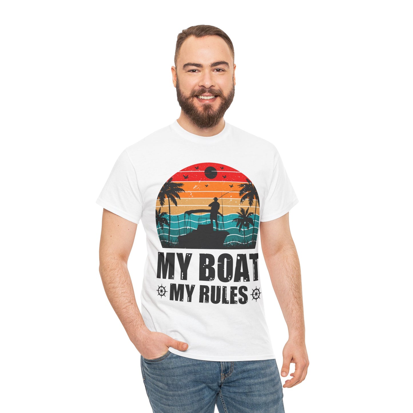 My Boat, My Rules Shirt - Perfect for Boat Lovers & Summer Vibes