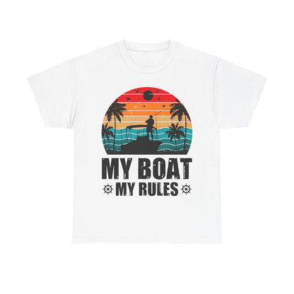 My Boat, My Rules Shirt - Perfect for Boat Lovers & Summer Vibes