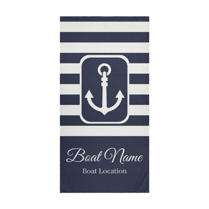 Personalized Boat Towel