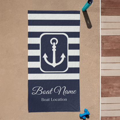 Personalized Boat Towel