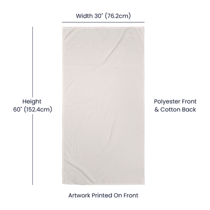 Personalized Boat Beach Towel